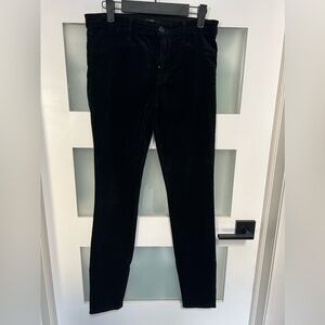 J Brand super skinny velvet 28